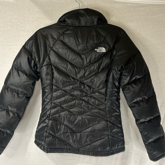 North Face Aconcagua Puffer Jacket Womens XS Black 550 Fill Goose Down - Picture 8 of 11